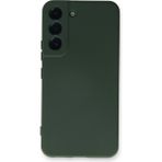Samsung Galaxy S23 Plus Kılıf Nano Içi Kadife Silikon - Koyu YEŞIL-(5796)