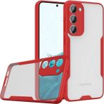 Samsung Galaxy S23 Plus Kılıf Platin Silikon - Kırmızı - 1 - Renkli