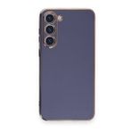 Samsung Galaxy S23 Plus Kılıf Volet Silikon - Mavi