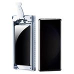 Samsung Galaxy S23 Ultra ile uyumlu 6in1 Privacy Hayalet Nano Kolay Uygulama Aparatlı Ekran Koruyucu Siyah