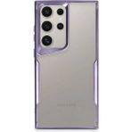 Samsung Galaxy S23 Ultra Kılıf Boyi Silikon Kapak - Derin Mor - 1 - Renkli