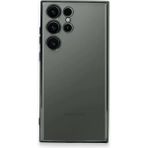 Samsung Galaxy S23 Ultra Kılıf Lensli Silikon - Yeşil - 1 - Renkli