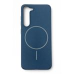 SAMSUNG Galaxy S23 Uyumlu İçi Kadife Magsafe Wireless Şarz Özellikli Lacivert Renkli Telefon Kılıfı