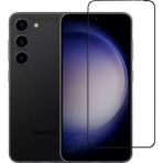 Samsung Galaxy S23 Uyumlu Tam Kaplayan Darbeye Dayanıklı Kırılmaz Cam Seramik Ekran Koruyucu - Şeffaf