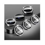 Samsung Galaxy S24 Fe Taşlı Metal Kamera Lens Koruyucu Set