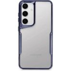 Samsung Galaxy S24 Kılıf Boyi Silikon Kapak - Lacivert - 1 - Renkli
