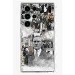 Samsung Galaxy S24 Ultra Uyumlu Mustafa Kemal Atatürk Kolaj Baskılı Silikon Kılıf Renkli