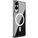 Samsung Galaxy S25 Edge Kılıf Magneticsafe Şeffaf Silikon - Şeffaf