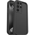 Samsung Galaxy S25 Ultra Kılıf Kamera Korumalı Yumuşak Dokulu Darbe Emici Siyah Silikon Kapak