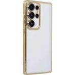 Samsung Galaxy S25 Ultra Kılıf Razer Lensli Silikon - Gold