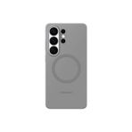 Samsung Galaxy S26 Ultra Silikon Magnet Gri Telefon Kılıfı