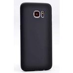 Samsung Galaxy S6 Edge Uyumlu Mat Yumuşak Silikon Kılıf (Siyah)