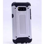 Samsung Galaxy S8 Plus ile uyumlu Çİft Katman Koruyucu Crash Military Tank Kılıf - Gri