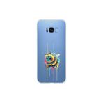 Samsung Galaxy S8 Plus ile uyumlu Splash arı Tasarımlı Slimfit şeffaf silikon kılıf