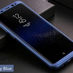Samsung Galaxy S8 Plus Uyumlu Kamera Korumalı 360 Silikon Kılıf (Mavi)