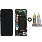 Samsung Galaxy S8 Sm-G950 Uyumlu Çıtalı Lcd Ekran Dokunmatik Siyah + B7000