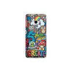 Samsung Galaxy S9 ile Uyumlu Grafiti Create Art Tasarımlı Şeffaf Silikon Kılıf