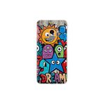 Samsung Galaxy S9 ile Uyumlu Grafiti Dream Street Tasarımlı Şeffaf Silikon Kılıf