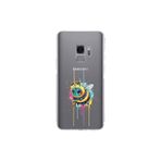Samsung Galaxy S9 ile uyumlu Splash arı tasarımlı şeffaf silikon kılıf