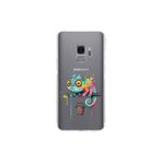 Samsung Galaxy S9 ile Uyumlu Splash Bukalemun Tasarımlı Şeffaf Silikon Kılıf