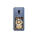 Samsung Galaxy S9 Plus ile Uyumlu Burç Kartları Aslan Tasarımlı Şeffaf Silikon Kılıf