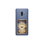 Samsung Galaxy S9 Plus ile Uyumlu Burç Kartları Balık Tasarımlı Şeffaf Silikon Kılıf