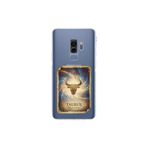 Samsung Galaxy S9 Plus ile Uyumlu Burç Kartları Boğa Tasarımlı Şeffaf Silikon Kılıf