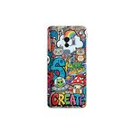 Samsung Galaxy S9 Plus ile Uyumlu Grafiti Create Art Tasarımlı Şeffaf Silikon Kılıf