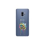 Samsung Galaxy S9 Plus ile uyumlu Splash arı tasarımlı şeffaf silikon kılıf