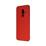 Samsung Galaxy S9 Plus Kılıf Kamera Korumalı Silikon Rubber Arka Kapak Kırmızı