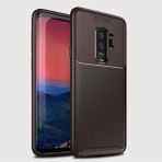 Samsung Galaxy S9 Plus Kılıf Karbon Görünümlü Silikon Zipax-Zr-Negro