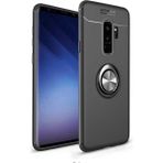Samsung Galaxy S9 Plus Ravel Yüzüklü Standlı Kapak Uyumlu Silikon Kılıf