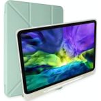 Samsung Galaxy T737 Tab S7 Fe 12.4 Kılıf Kalemlikli Mars Tablet Kılıfı - Açık Yeşil - Renkli