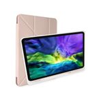 Samsung Galaxy T870 Tab S7 11 Kılıf Kalemlikli Mars Tablet Kılıfı - Rose Gold- 5796