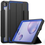 Samsung Galaxy Tab A 8.4 (2020) T307 için Telefon Kılıfları Akrilik + TPU Yatay Çevirmeli Akıllı Deri Kılıf Üç Katlanır Tutucu ve Kalem Yuvası ve Uyandırma / Uyku Fonksiyonlu Telefon Kılıfları (Renk