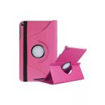 Samsung Galaxy Tab A7 Lite Sm-T220 8.7 Inç Tablet Standlı 360° Dönebilen Deri Kılıf Leather Case Pembe