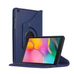 Samsung Galaxy Tab A7 T500 Deri Kapaklı 360 Kılıf Lacivert