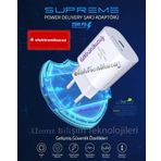 Samsung Galaxy Tab A9 Plus Uyumlu 25W Type-c Super Şarj Aleti Adaptör 25 Watt Şarj Aleti