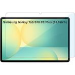 Samsung Galaxy Tab S10 Fe Plus SM-X620 ile Uyumlu Kırılmaz Tablet Temperli Cam Ekran Koruyucu - Şeffaf