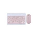Samsung Galaxy Tab S10 Ultra 14.6 '' İle Uyumlu Bluetooth Özellikli Klavye Mouse Set Pembe