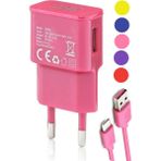 Samsung Galaxy Tab S2 Sm-T818 Şarj Aleti Tb Micro Usb 2.2A - Sbzr-Pembe