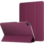 Samsung Galaxy Tab S6 Lite 10.4 Kılıf 2024 (P610/P617/P620) Güçlü Manyetik Smart Kapak Devrilmez Standlı Uyku Modlu Tablet Kılıfı - Bordo