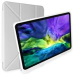 Samsung Galaxy Tab S7 Fe S8 Plus T970/x800/t733/t737/t736 12.4" Kalem Bölme Arka Silikon Kapak Kılıf gri