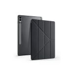 Samsung Galaxy Tab S7 Fe S8 Plus T970/x800/t733/t737/t736 12.4" Kalem Bölme Arka Silikon Kapak Kılıf siyah