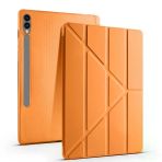 Samsung Galaxy Tab S7 Fe T735 / T737 / T730 12.4 İnç Katlanabilir Kalemlikli Standlı Akıllı Kılıf Turuncu