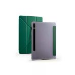 Samsung Galaxy Tab S7 Plus T970 Kılıf Heptekiletişim Tri Folding Kalem Bölmeli Standlı Kılıf-