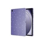 Samsung Galaxy Tab S7 T870 Uyumlu Simli Parlak Görünümlü Zore Tablet Koton Kılıf Derin Mor
