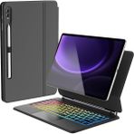 Samsung Galaxy Tab S9 Fe Plus Klavyeli Kılıf - Tab S8 Plus/s7 Plus/s7 Fe 12,4 Inç Magic Keyboard