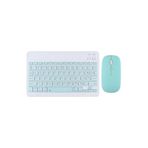 Samsung Galaxy Tab S9 FE X510 10.9 '' İle Uyumlu Bluetooth Özellikli Klavye Mouse Set Açık Yeşil