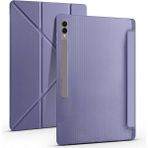 Samsung Galaxy Tab S9 Ultra 14.5” Uyumlu Katlanabilir Standlı Kalem Bölmeli Tablet Kılıfı - Lavanta